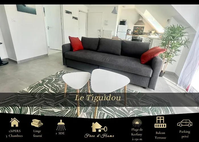 Le Tiguidou, Cosy, Lumineux, 2-6 Pers, Plage 300M